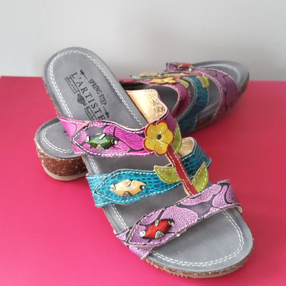 L'Artiste Spring Step Aghna Slide Sandal